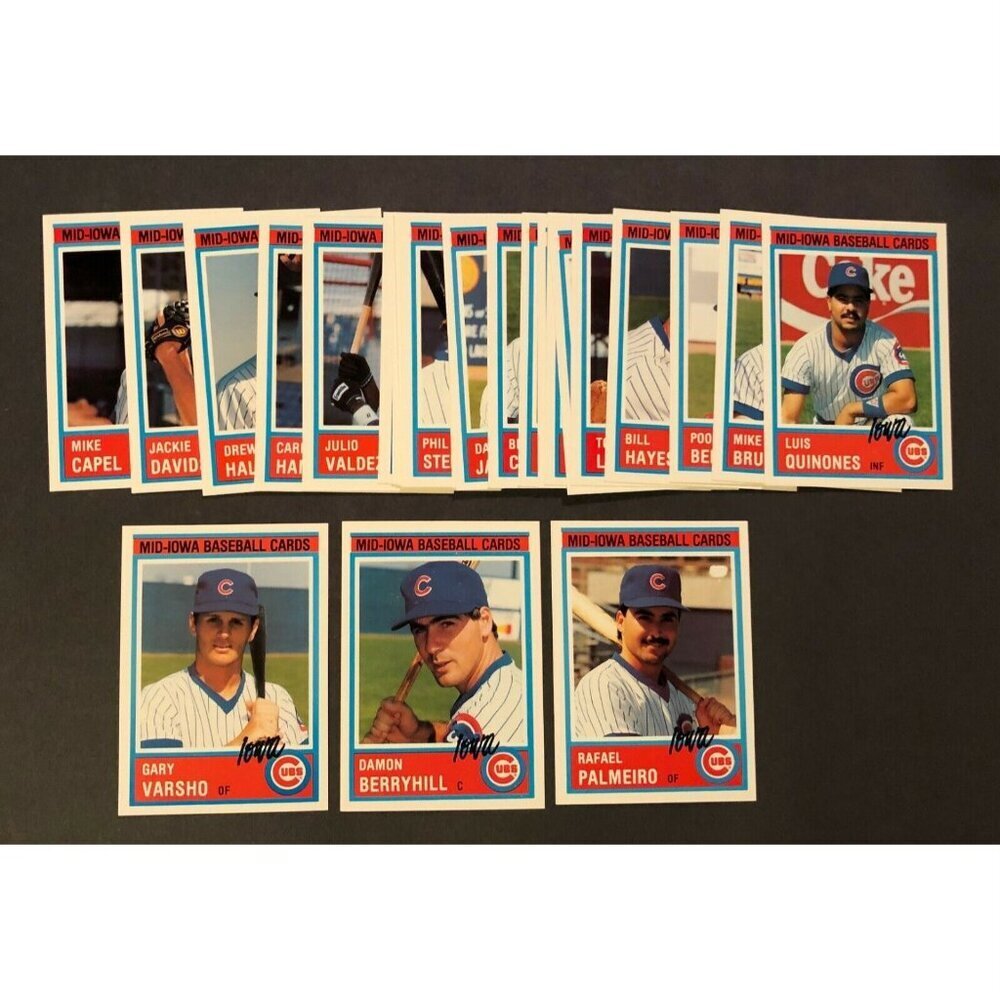 1987 Iowa Cubs Minor League Set - Rafael Palmeiro